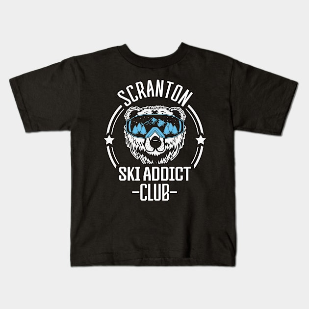 Scranton ski club Kids T-Shirt by NeedsFulfilled